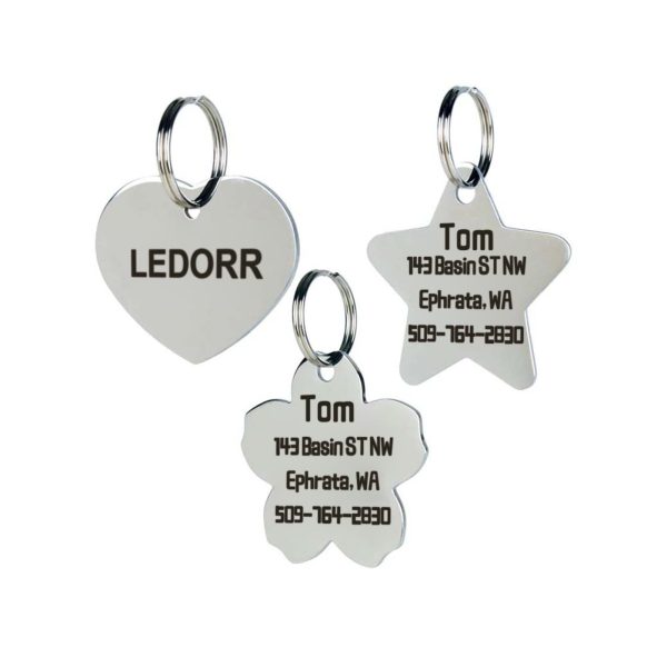 Ledorr Pet Tags Stainless Steel Personalized Pet Id Tags - Image 2