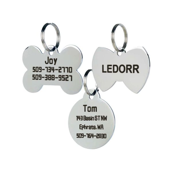 Ledorr Pet Tags Stainless Steel Personalized Pet Id Tags - Image 6